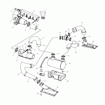 EXHAUST SYSTEM - I995095 (4951455145B008)
