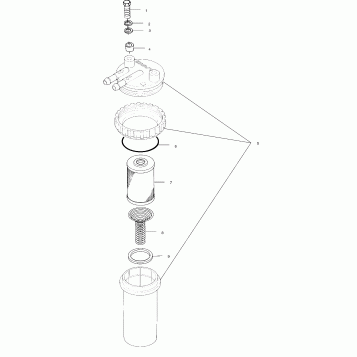 FUEL/WATER SEPARATOR - I995095 (4951455145C011)