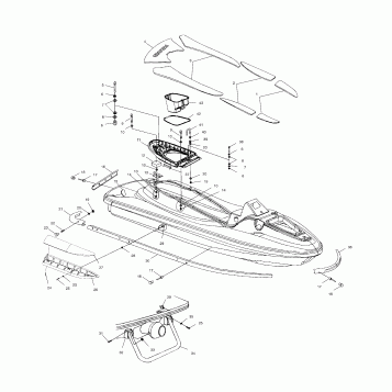 HULL and BODY - B995094 (4951485148A007)