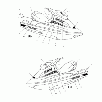 DECALS - B995094 (4951485148A011)