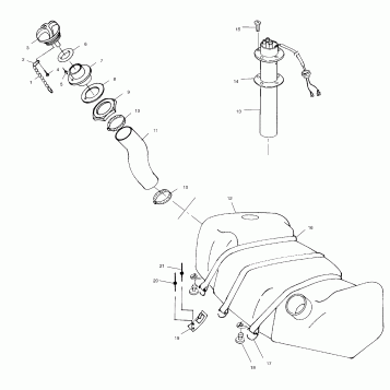 FUEL TANK - B994978 (4951515151a009)