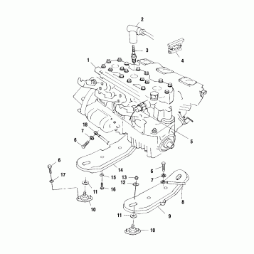 ENGINE MOUNTING - B994978 (4951515151b001)