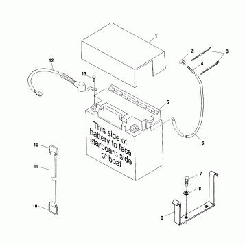BATTERY BOX - B994978 (4951515151b006)