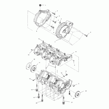 CRANKCASE - B994978 (4951515151c002)