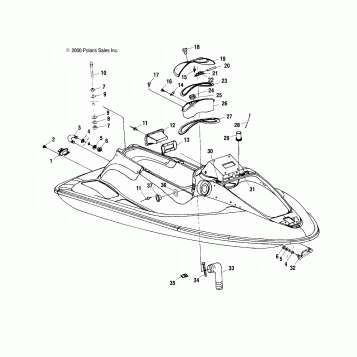 HULL and BODY - W004673D (4955755575A005)
