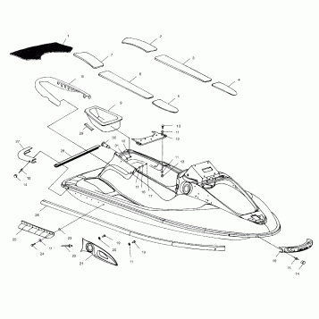 HULL and BODY - W004673D (4955755575A007)