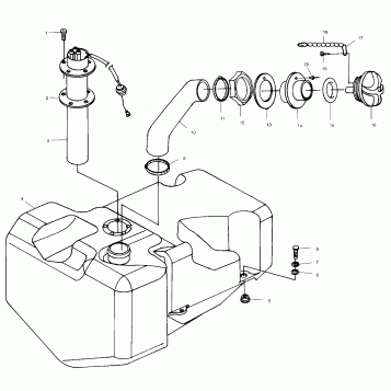 FUEL TANK - W004673D (4955755575A010)