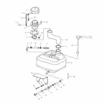 OIL TANK - W004673D (4955755575A013)