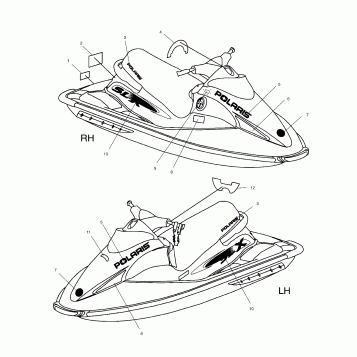 DECALS - W004699D (4955765576A009)