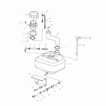 OIL TANK - W004699D (4955765576A013)
