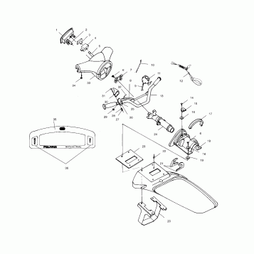 STEERING - W004699D (4955765576A014)