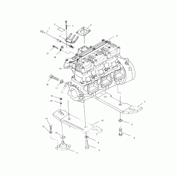 ENGINE MOUNTING - W004699D (4955765576B002)