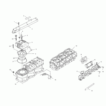 CYLINDER and MANIFOLD - W004699I (4955765576C002)