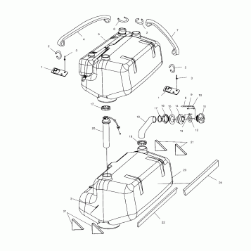 FUEL TANK - W005099D (4955775577A012)