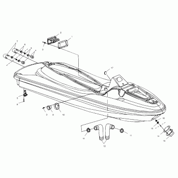 HULL and BODY - W005098D (4955785578A009)