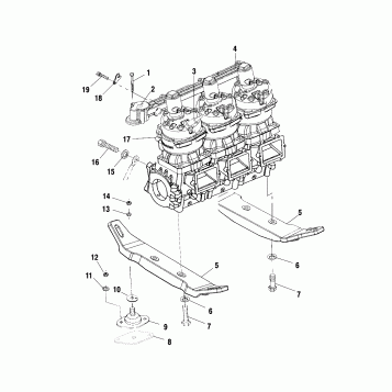 ENGINE MOUNTING - W005098D (4955785578B004)