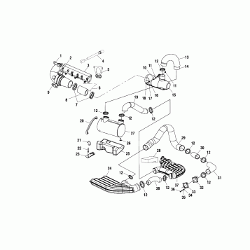 EXHAUST SYSTEM - W005098D (4955785578B008)
