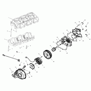 CRANKCASE - W005098I (4955785578C003)