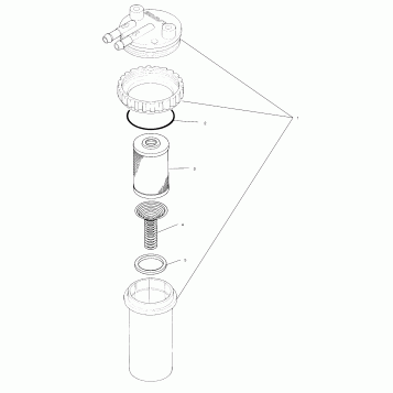 FUEL/WATER SEPARATOR - W004978D (4955795579C011)