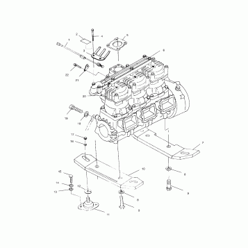 ENGINE MOUNTING - W004999I (4955805580C001)