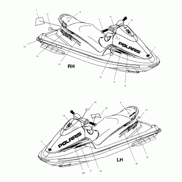 DECALS - W005197D (4955815581A010)