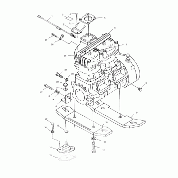 ENGINE MOUNTING - W005197D (4955815581B009)