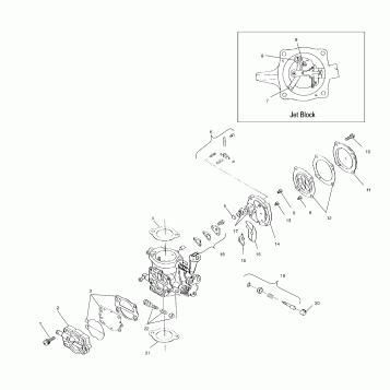CARBURETOR - W005197I (4955815581C006)