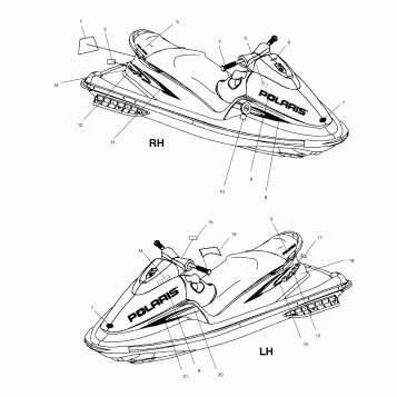 DECALS - W005199D (4955825582A010)