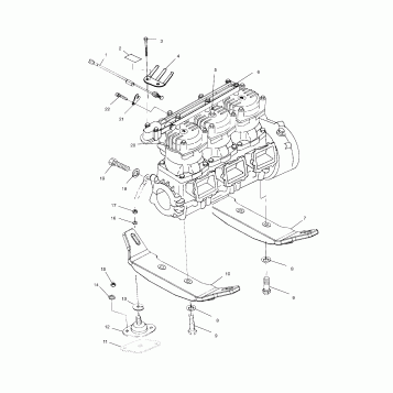 ENGINE MOUNTING - W005199I (4955825582C003)