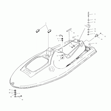 HULL and BODY - B994596 (4955995599a006)