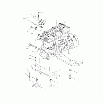 ENGINE MOUNTING - B994596 (4955995599b001)