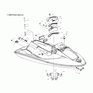 HULL and BODY - W014697D (4964806480A003)