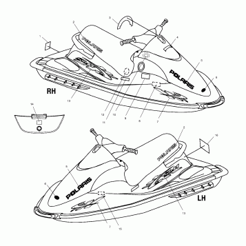 DECALS - W014697D (4964806480A005)