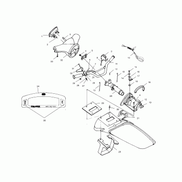 STEERING - W014697D (4964806480A011)
