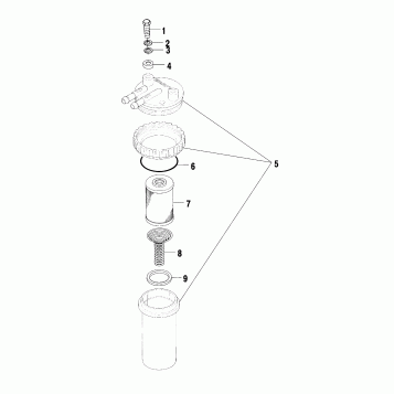 FUEL/WATER SEPARATOR - W014697D (4964806480C005)