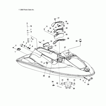 HULL and BODY - W014699D (4964816481A003)