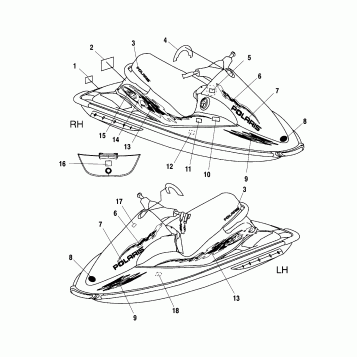 DECALS - W014699D (4964816481A007)