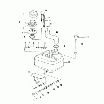 OIL TANK - W014699D (4964816481A011)