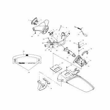 STEERING - W014699D (4964816481A012)