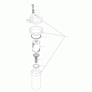 FUEL/WATER SEPARATOR - W004999I (4955805580C010)