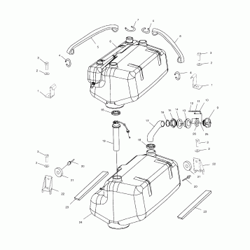 FUEL TANK - W015197D (4964826482A009)