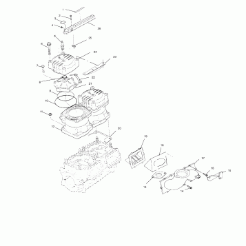 CYLINDER & MANIFOLD - W015197D (4964826482C005)