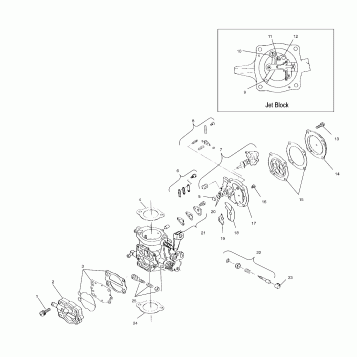 CARBURETOR - W015197D (4964826482C007)