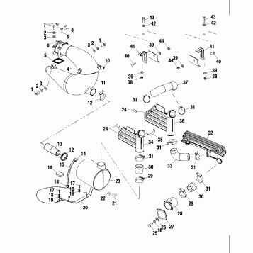 EXHAUST SYSTEM - W015199D (4964836483B005)