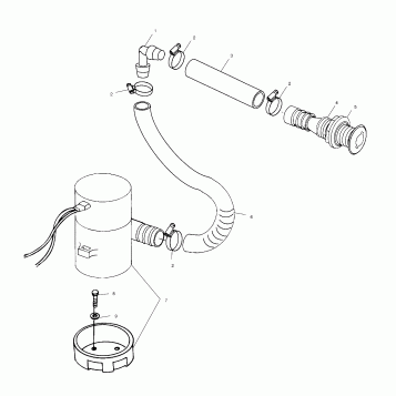 BILGE PUMP - W015199D (4964836483B011)