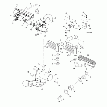 EXHAUST SYSTEM - W015198D (4964846484B003)