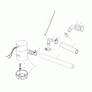 BILGE PUMP - W015198D (4964846484B010)