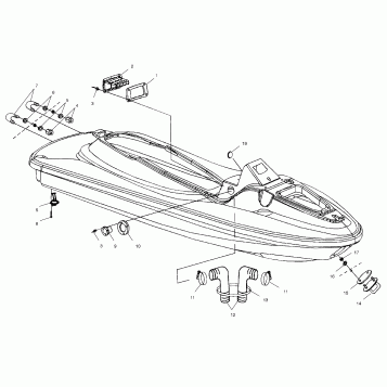 HULL and BODY - W015099D (4964866486A007)