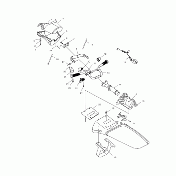 STEERING - W015099D (4964866486A014)