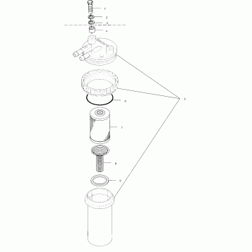 FUEL/WATER SEPARATOR - W015099D (4964866486C009)